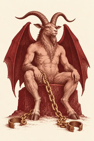 악마 The Devil 타로 카드