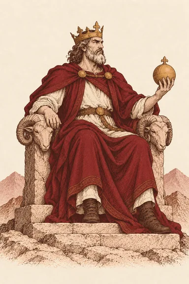 황제 The Emperor 타로 카드