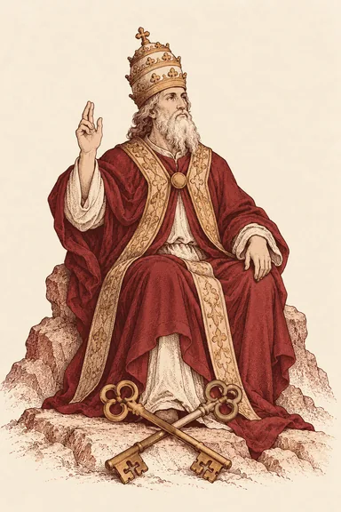 교황 The Hierophant 타로 카드