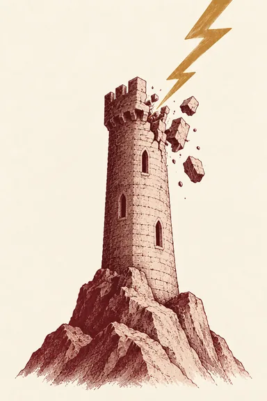 탑 The Tower 타로 카드